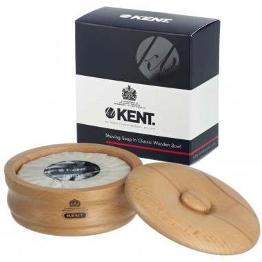 Wooden Shaving Bowl With Soap