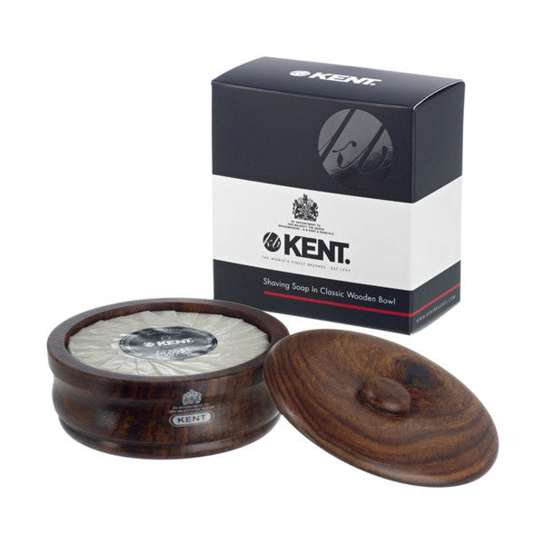 Dark Oak Shaving Bowl With Soap