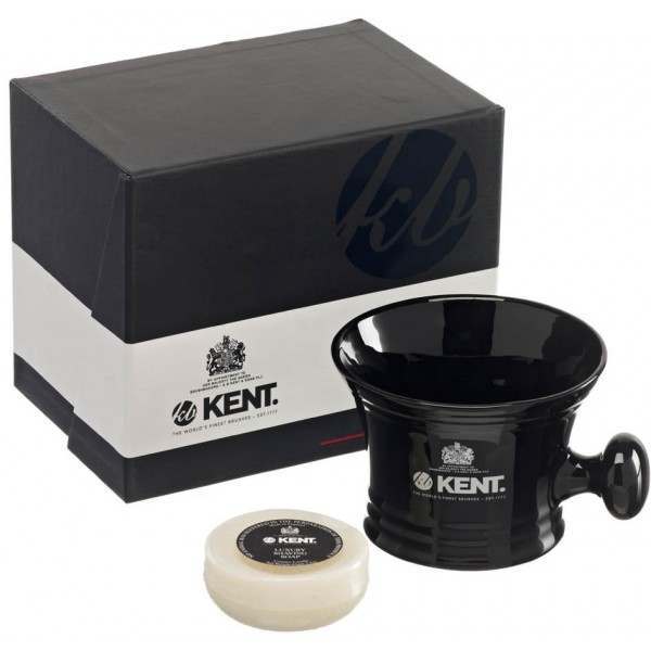 PORCELAIN SHAVING MUG BLACK