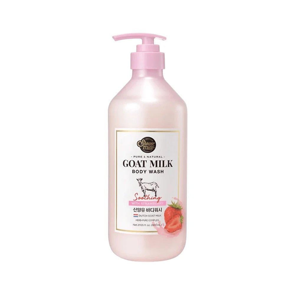Korea Shower Mate Goat Milk Body Wash Strawberry