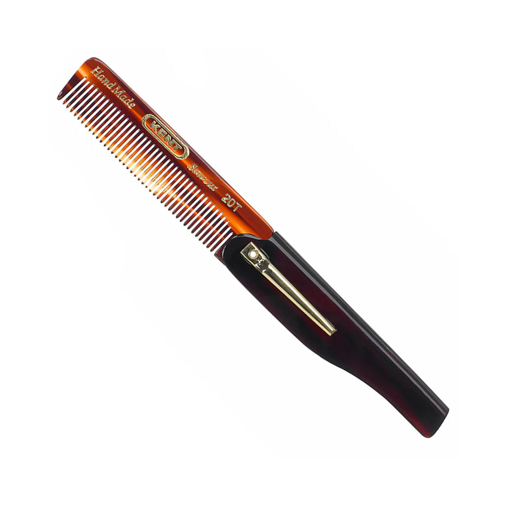 A20T - Folding Pocket Comb with Clip