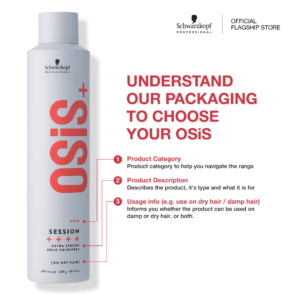 OSIS Session Extra Strong Hold Hairspray