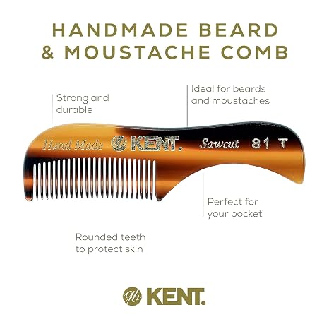 A81T - Beard and Moustache Comb