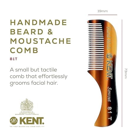 A81T - Beard and Moustache Comb