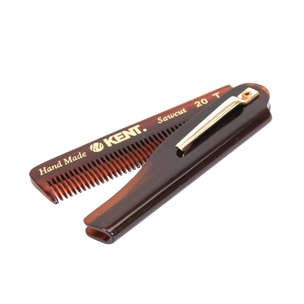 A20T - Folding Pocket Comb with Clip