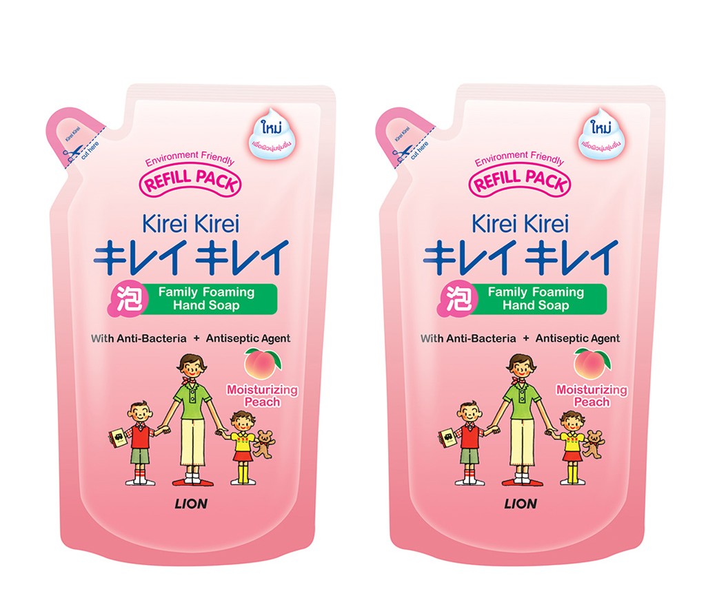 Kirei Kirei Hand Soap Foaming Refill Pack (Peach)
