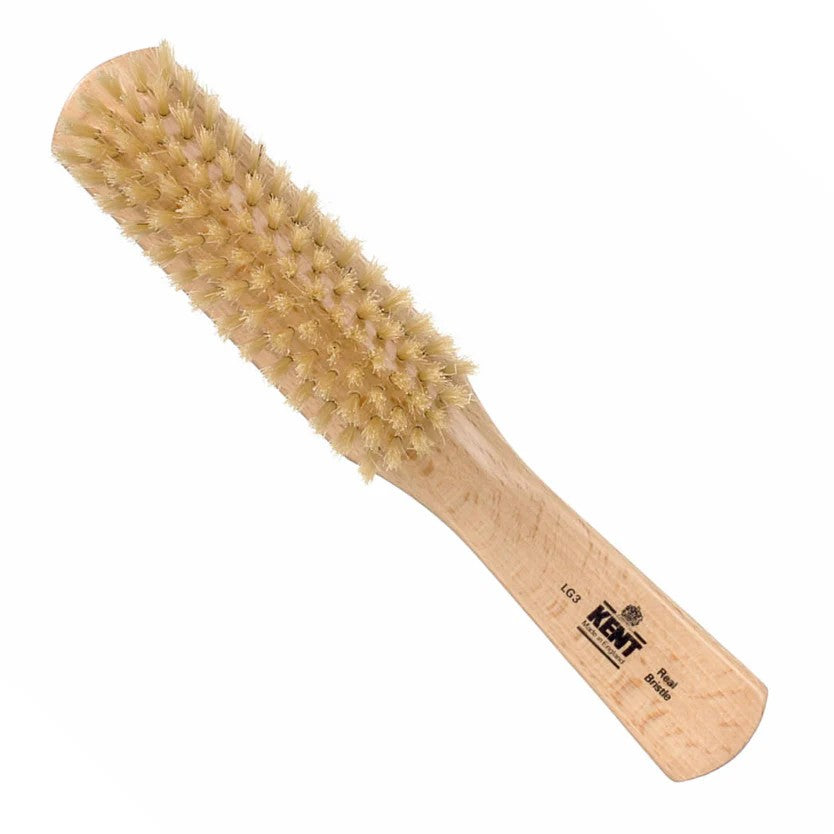 LG3 - Beechwood Pure White Bristle Narrow Brush