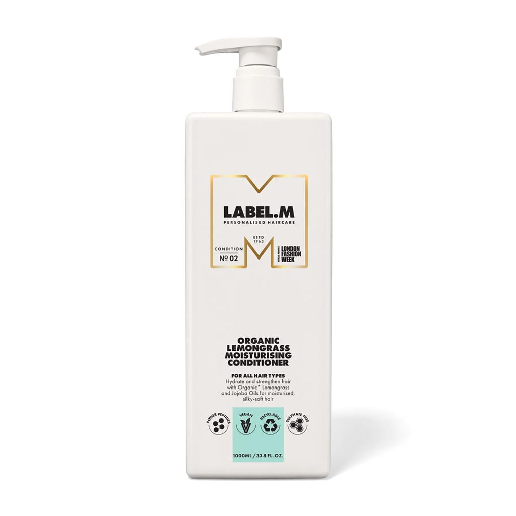 Organic Lemongrass Moisturising Conditioner 1000ML