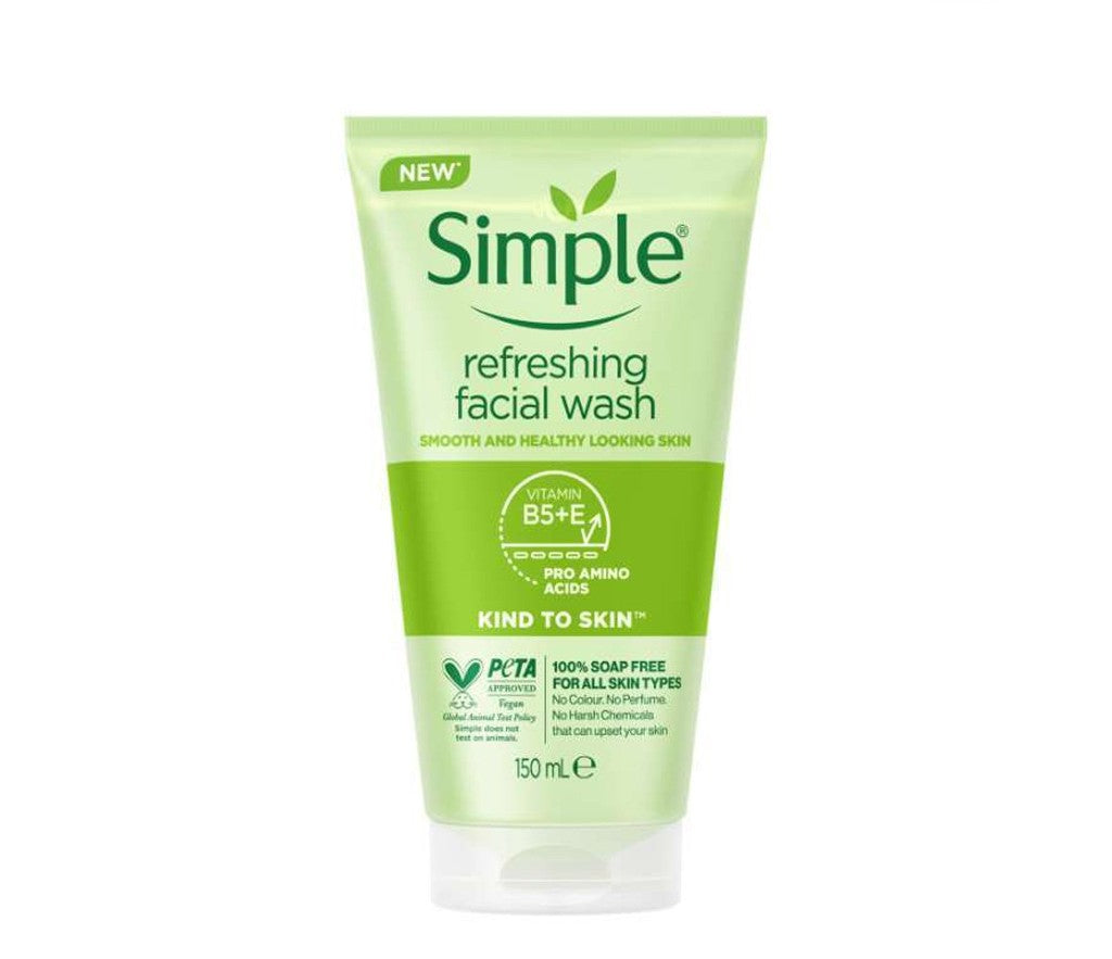 Simple Refreshing Facial Wash Gel Cleanser