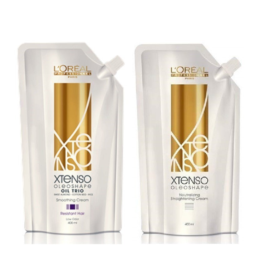 X-Tenso Oleoshape Hair Straightener Set 400ml (Resistant Hair)